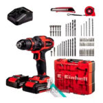 Taladro Atornillador Percutor 13mm 2 Bat 18v+ 64 Acc Einhell