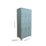 LOCKER 3 CUERPOS 6 CASILLEROS - Imagen 2