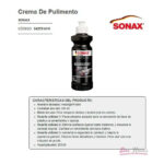 Pasta Pulidora De Faros Plásticos Profesional Sonax 250ml