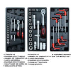 Carro Con 110 Herramientas Mecánica Básica Kn203330 - Imagen 2