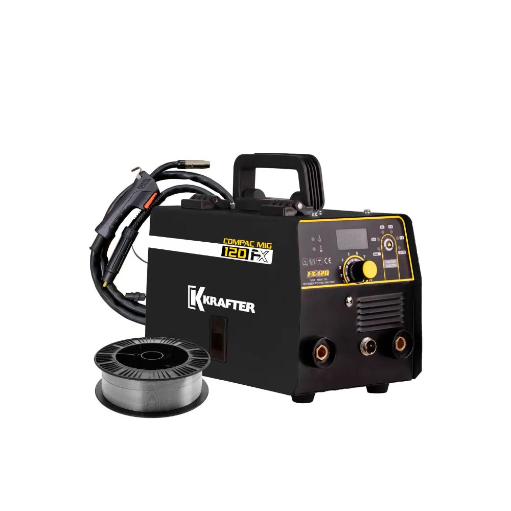Soldadora Krafter Compac Mig 120fx Inverter Mig/tig/mma