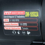 Llave impacto inalambrica 1/2" 2 bat 5ah 1200nm dw - Imagen 8