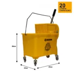 Carro Estrujador Amarillo 20l Soin - Imagen 6