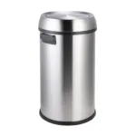 BASURERO ACERO INOXIDABLE CON TAPA GIRATORIA 65 L SOIN - Imagen 4