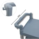 CARRO GRIS - 70KG - 92x88x45cm - Imagen 3