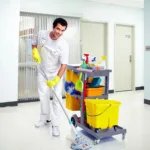 Carro de aseo Janitor con bolsa/tapa Soin - Imagen 4