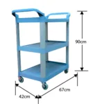 CARRO ALUMINIO - 70KG - 67x42x90cm - Imagen 3