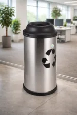 BASURERO ACERO INOXIDABLE 50 L SOIN - Imagen 2