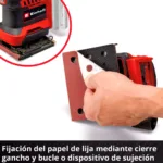 Lijadora Innlámbrica Einhell TE-OS 18/113 Li-Solo - Imagen 6