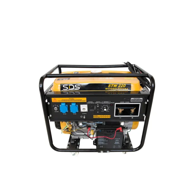 Motosoldadora gasolina 220amp 5.0kw stw220